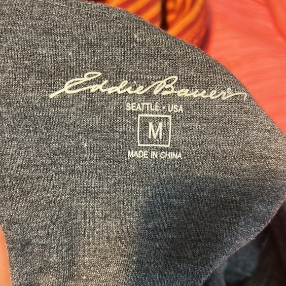 Eddie Bauer Gray Long Racer Back Gray Dress M - Picture 6 of 7